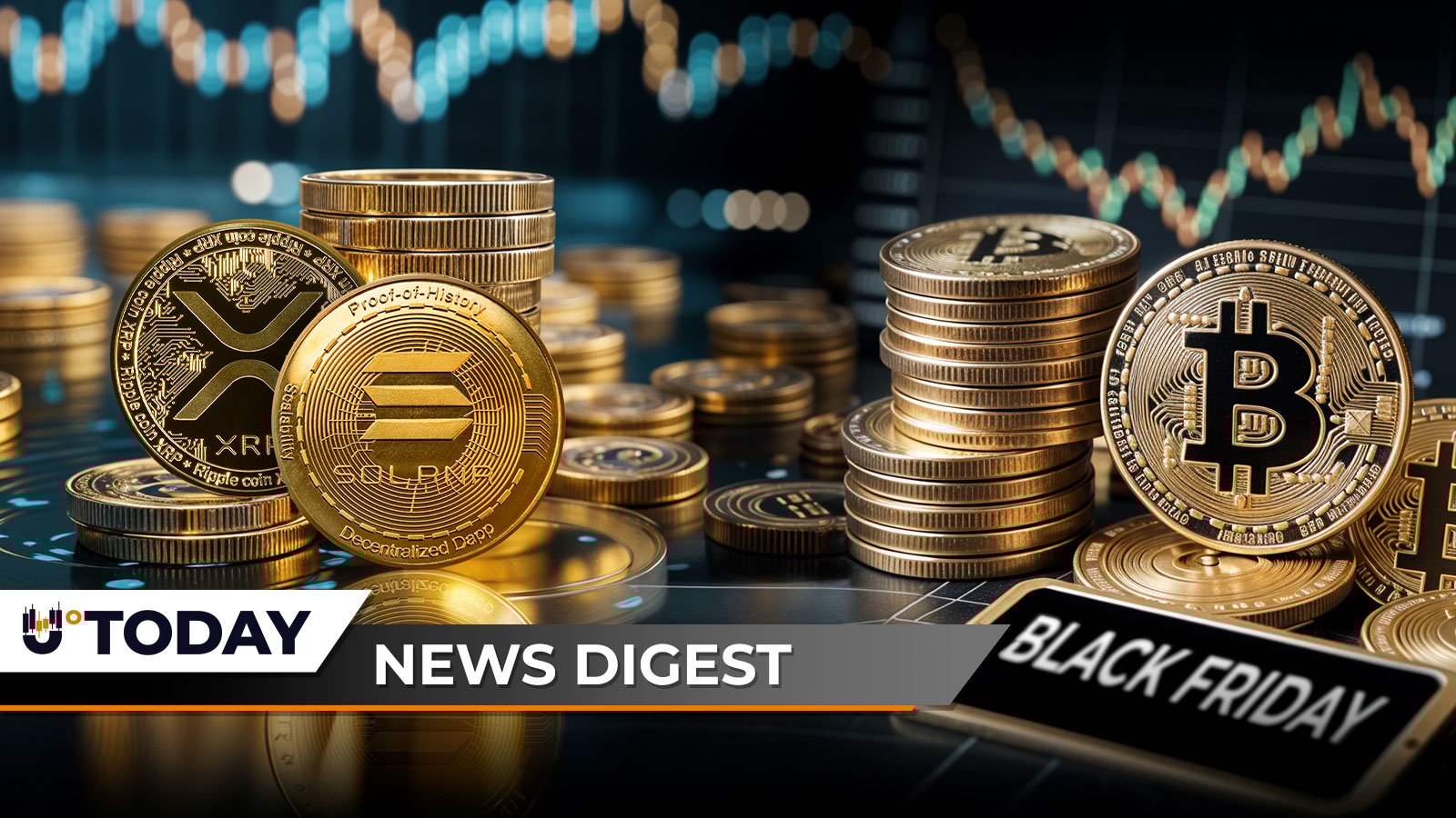 Solana Shades XRP, Bitcoin to Test Black Friday, Cardano Founder Slams Peter Schiff Over BTC Price Prediction — Crypto News Digest - U.Today | Related Crypto Article